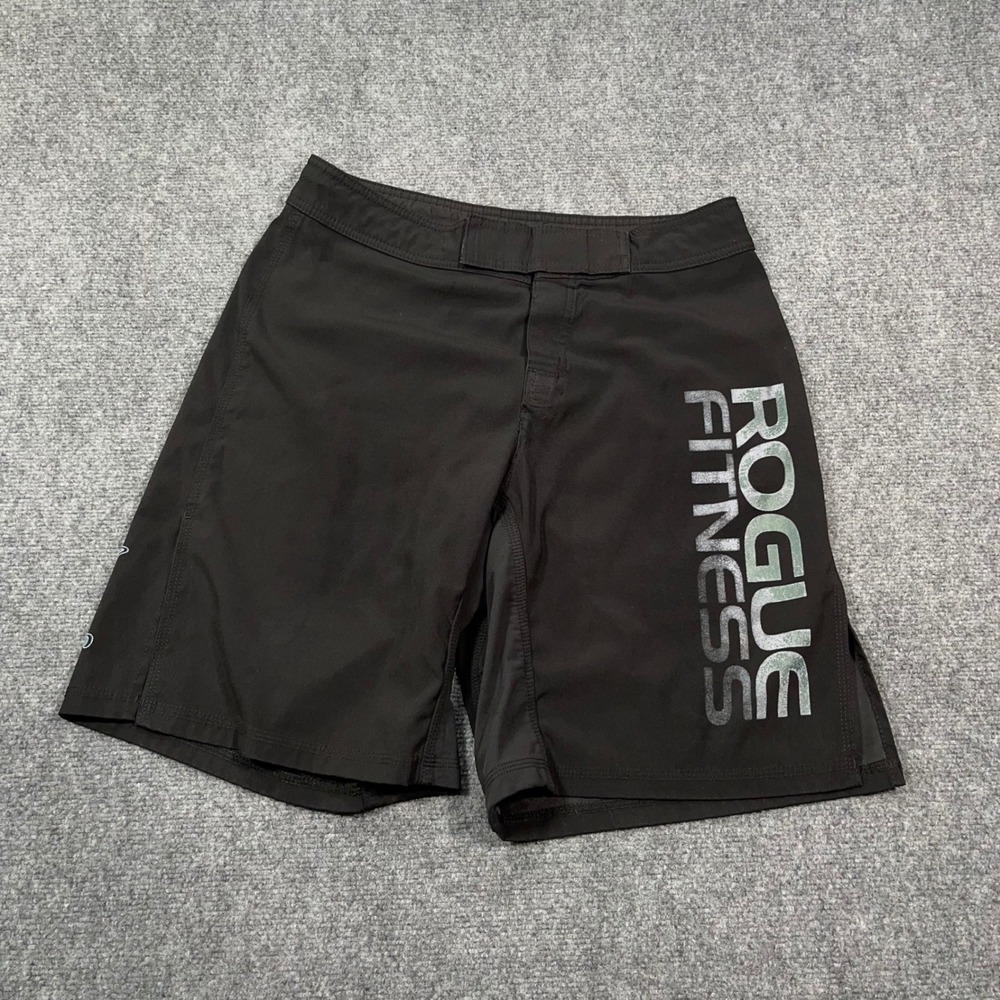 Rogue‎ Fitness Board Shorts Men 32 Training CrossFit MMA Workout Black USA Made